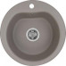 Aquaton Мойка кухонная из литого мрамора Мида серый шелк 510x510x211mm, 1A712732MD250