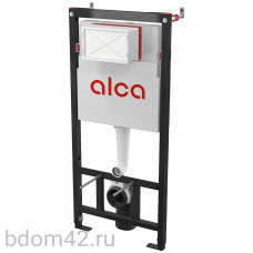 Набор инсталляции для унитаза 4 в 1 с кнопкой ,белый глянец Alcadrain AM101/1120-4:1 RU M670-0001
