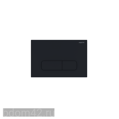 Aquatek Панель смыва, черный матовый KDI-0000017