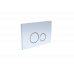 Aquatek Панель смыва, белая ободок хром KDI-0000015 (005A)