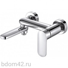 Смеситель для ванны c коротким изливом Bravat Opal F6125183CP-01-RUS