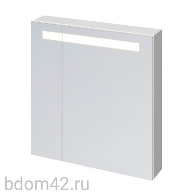 Зеркало-шкафчик MELAR 70 c подсветкой, белый