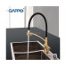 Смеситель  для кухни с гибким изливом со встроенным фильтром под питьевую воду бронза GAPPO G4398-1