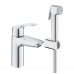 Смеситель для раковины с гигиеническим душем Grohe Eurosmart 23124003 хром