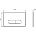 Унитаз подвесной с инсталляцией и кнопкой Ideal Standard Tesi R030501