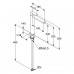 Смеситель для раковины на одно отверстие высокий белый матовый KLUDI RENON 4422985375