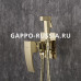 Смеситель GAPPO G7207-3 с гигиеническим душем, встраиваемый золото
