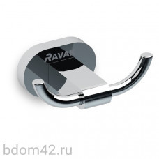 Крючок двойной RAVAK Chrome CR 100.00 X07P186