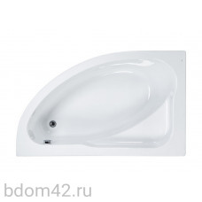 Ванна акриловая Roca Welna 160x100 L асимметричная белая ZRU9302997