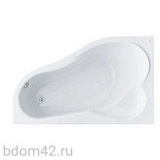 Ванна акриловая Santek Ибица XL 160х100 L асимметричная белая 1WH112036