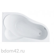 Ванна акриловая Santek Ибица XL 160х100 R асимметричная белая 1WH112037